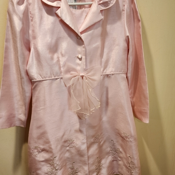 BONNIE JEAN Girls Pink Homecoming Girls Dress with over blazer size 16 - Picture 8 of 13